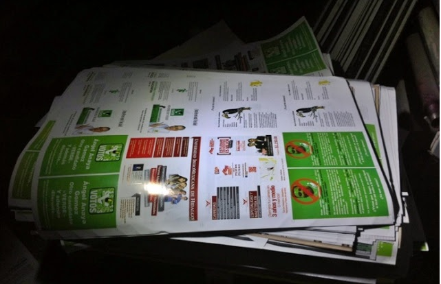 La empresa imprimía material para el PRI y el PVEM (Foto: Alejandro Gálvez)