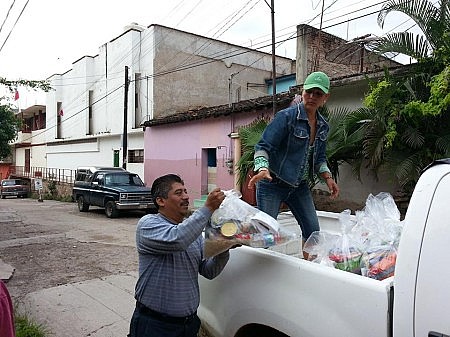 Brigada ciudadana en México para Tapayoltepec Guerrero. Foto: Joann Carlos Ferrer