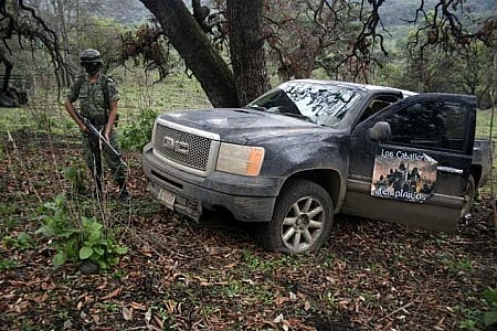 El ejército da aconocer la supuesta detención de tres templarios en 2010. Foto: red