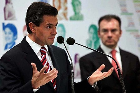Peña Nieto y Videgaray. Foto: labamba.com.mx