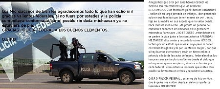 federales caídos