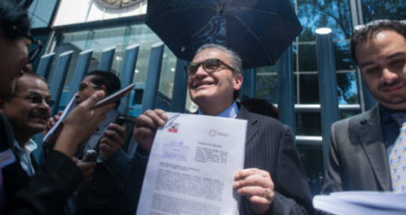 José Antonio Ortega Sánchez se lanza contra las instituciones de derechos humanos en febrero de 2016. Foto: red