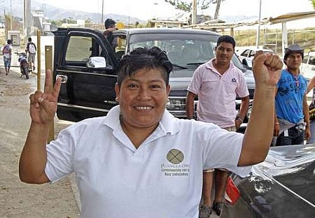 La dirigente de la Organización Campesina de la Sierra del Sur, Rocío Mesino Mesino, en imagen de archivo Foto: Javier Verdín/La Jornada