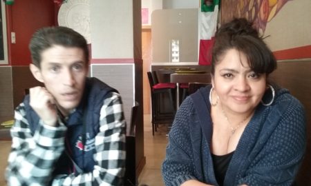 Nestora Salgado y Alberto Lerner en Madrid. Foto: Los Ángeles Press