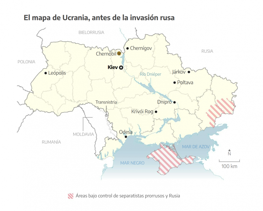 mapa 1 invasión Rusia