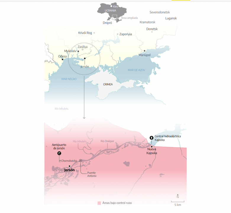 mapa 3 invasión Rusia