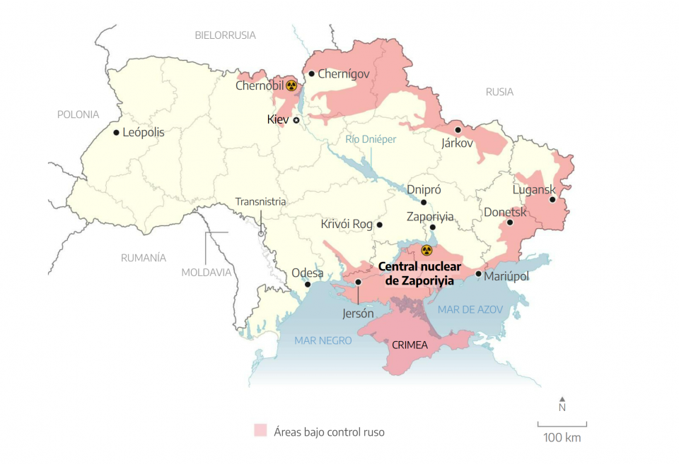 mapa 4 invasión Rusia
