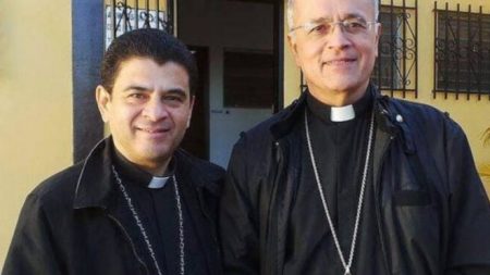 Los obispos de Matagalpa, Rolando Álvarez y el auxiliar de Managua, Silvio Báez