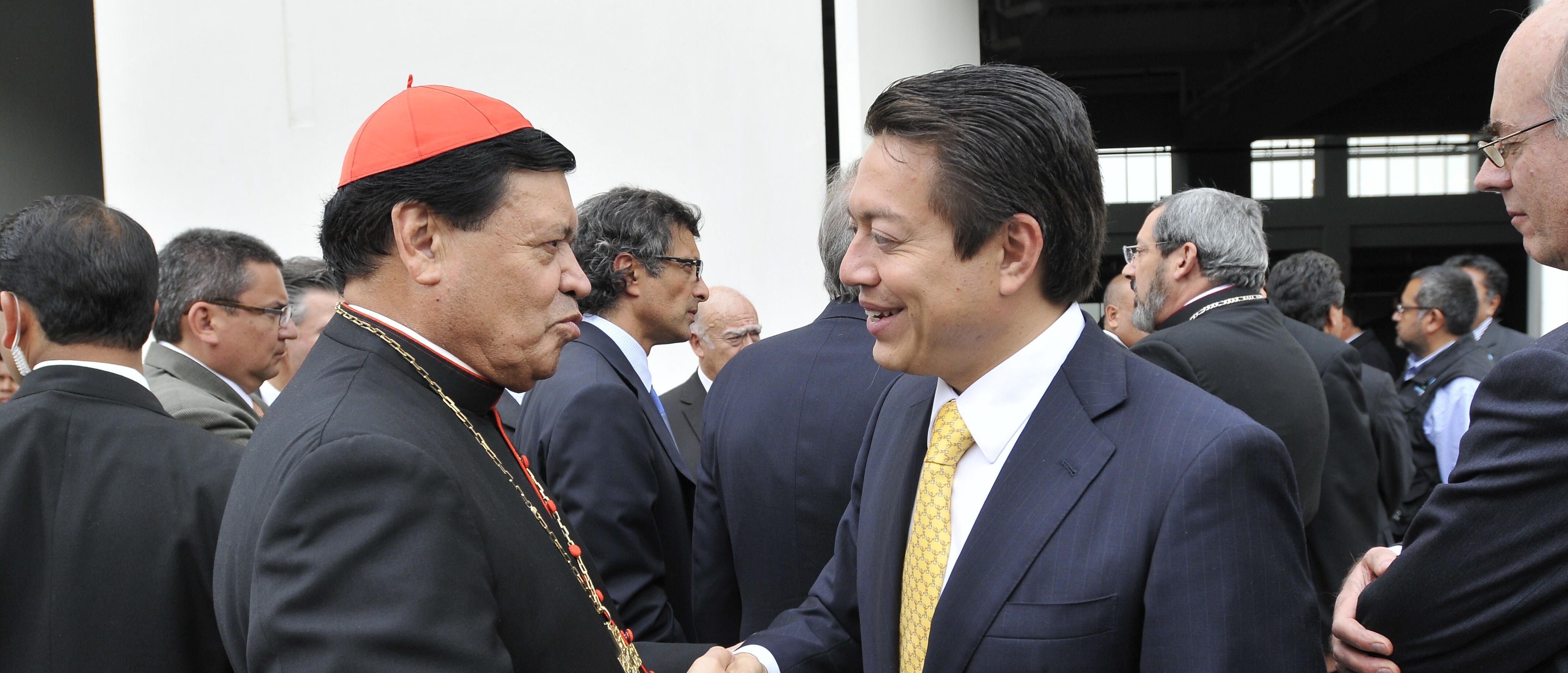 Norberto Rivera y Mario Delgado Norberto Rivera y Mario Delgado